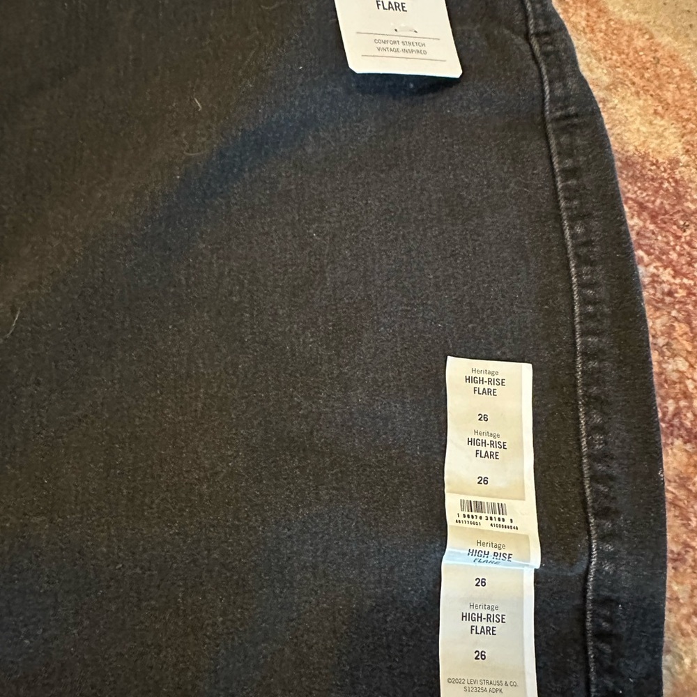 Black Denim Jeans - Picture 4 of 6